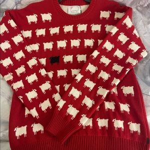 NWT WARM & WONDERFUL WOMEN'S ORIGINAL "DIANA" SHEEP SWEATER (ROWING BLAZERS)